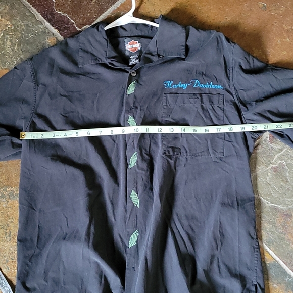Harley-Davidson 70% Silk Embroidered shirt - Picture 8 of 8